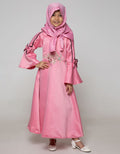 Nywan Apparel Baju Gamis Pesta Anak Flare Sleeve