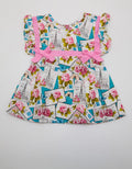Nywan Apparel Baby Toddler Clothes Double Ribbon