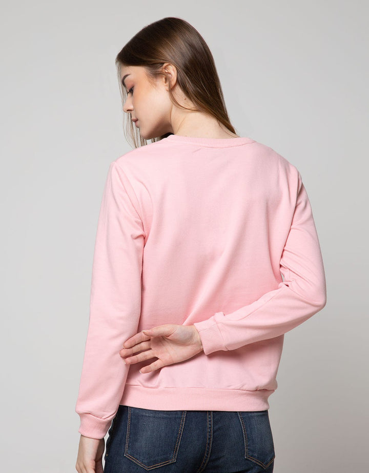 Disney Sweatshirt Outer Mickey Regular Print Foil