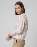 Details Long Sleeve Shirt Boxy Short Sleeve Check