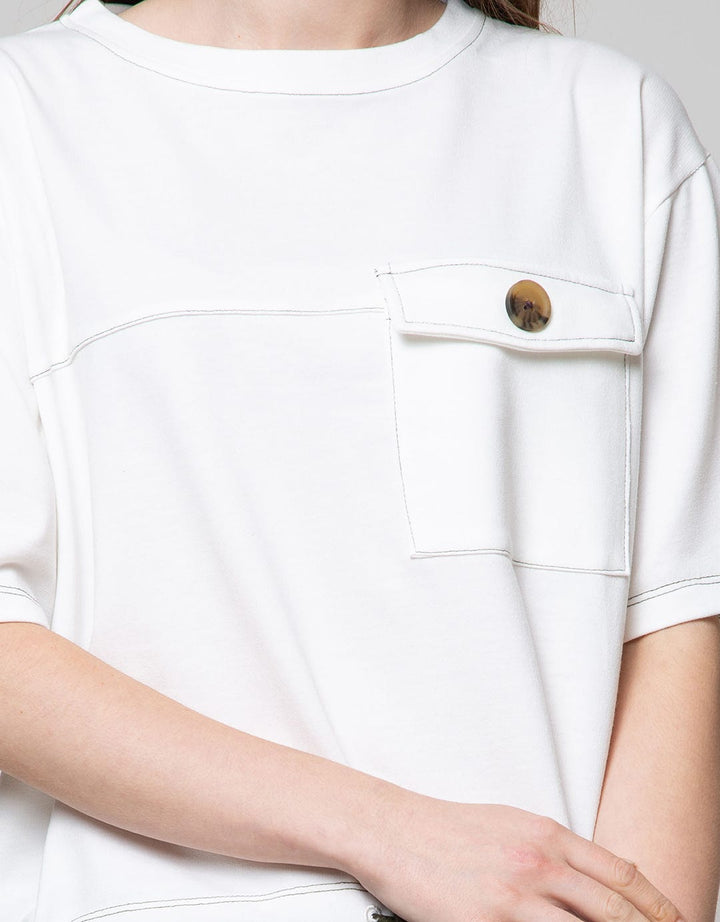 SS T-SHIRT TOP KNIT
