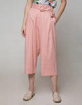 Details Long Pants Cullote With Belt