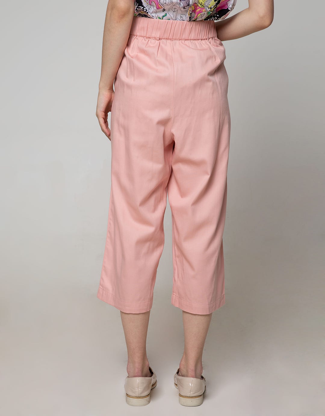 Details Long Pants Cullote With Belt