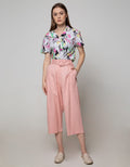 Details Long Pants Cullote With Belt