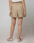 Details Short Pants With Ruffles On Waist