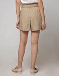 Details Short Pants With Ruffles On Waist