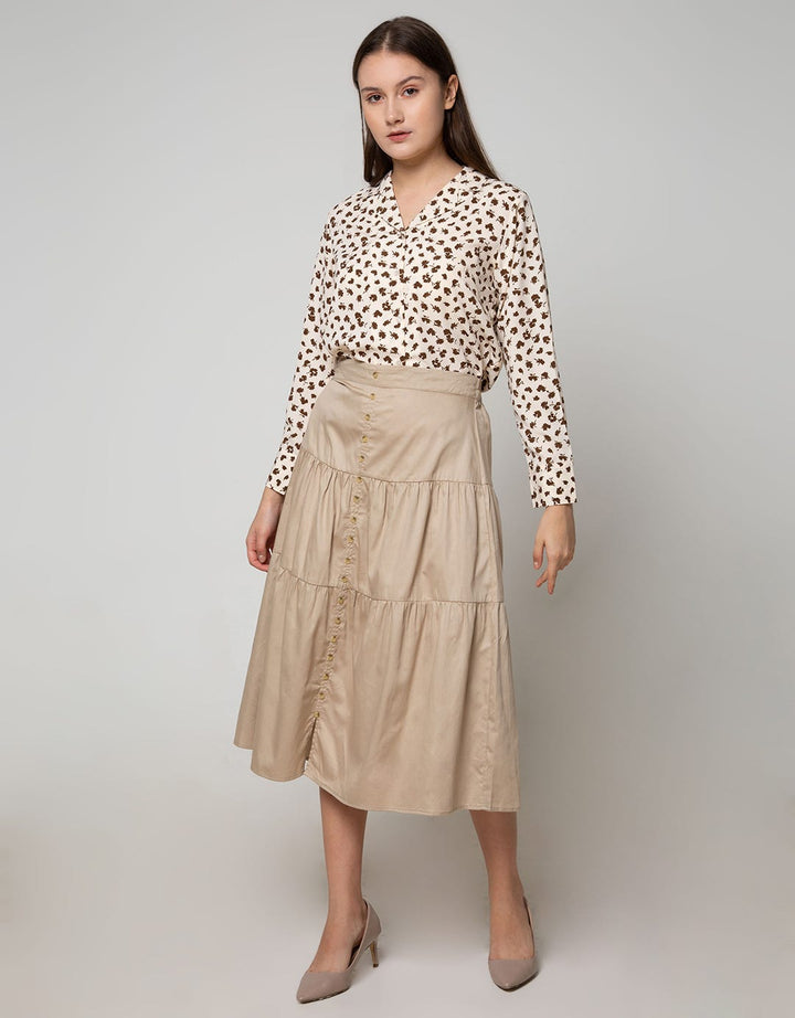 Details Maxi Skirt Layer