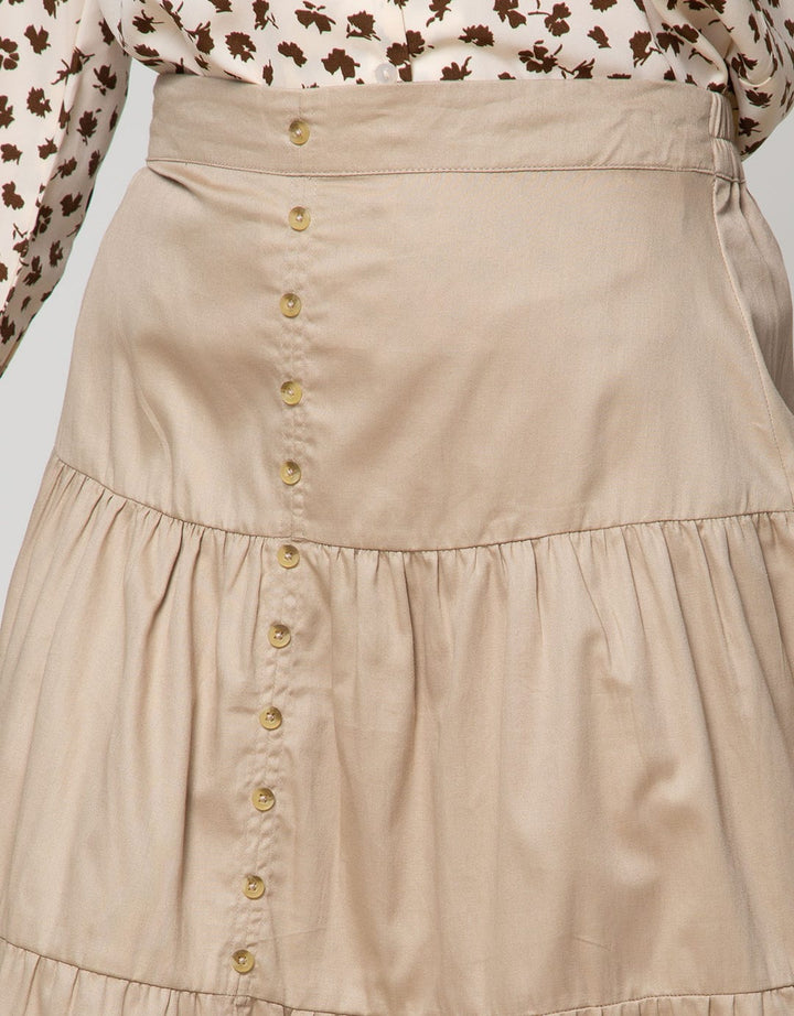 Details Maxi Skirt Layer