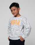 Little M Sweater Fullprint Dino Roar