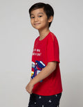 Little M Short Sleeve T-Shirt Flip Where Is Dino Car