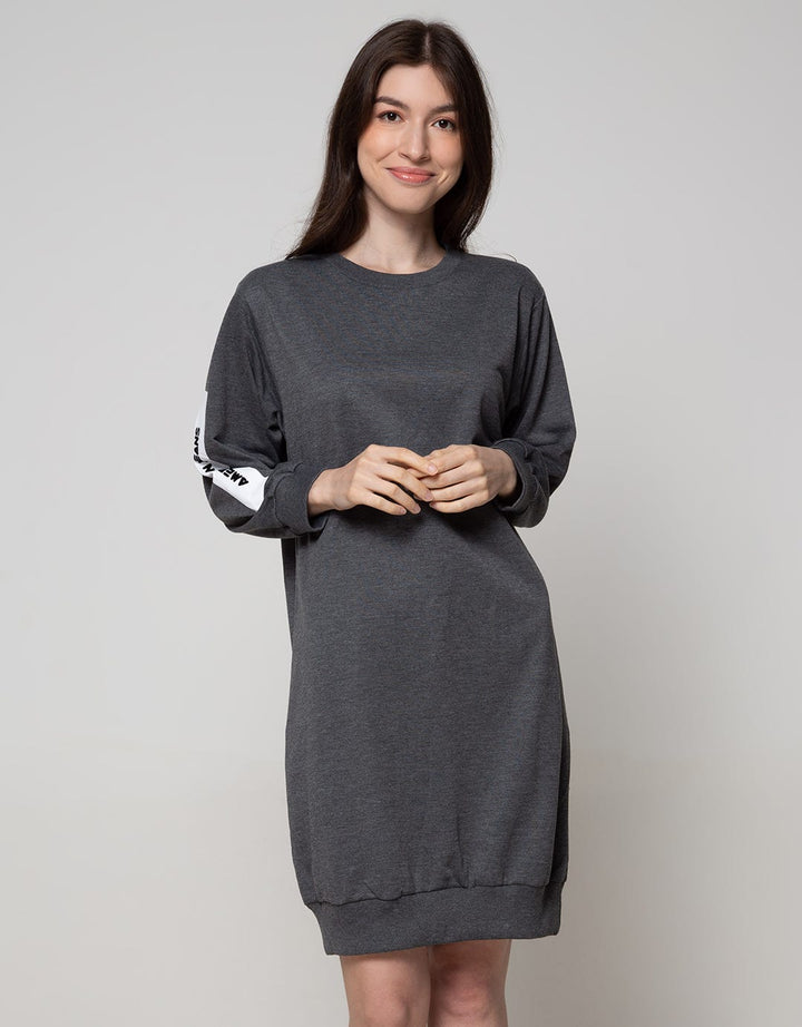 American Jeans Long Sleeve Midi Dress Rebelliuos Youth