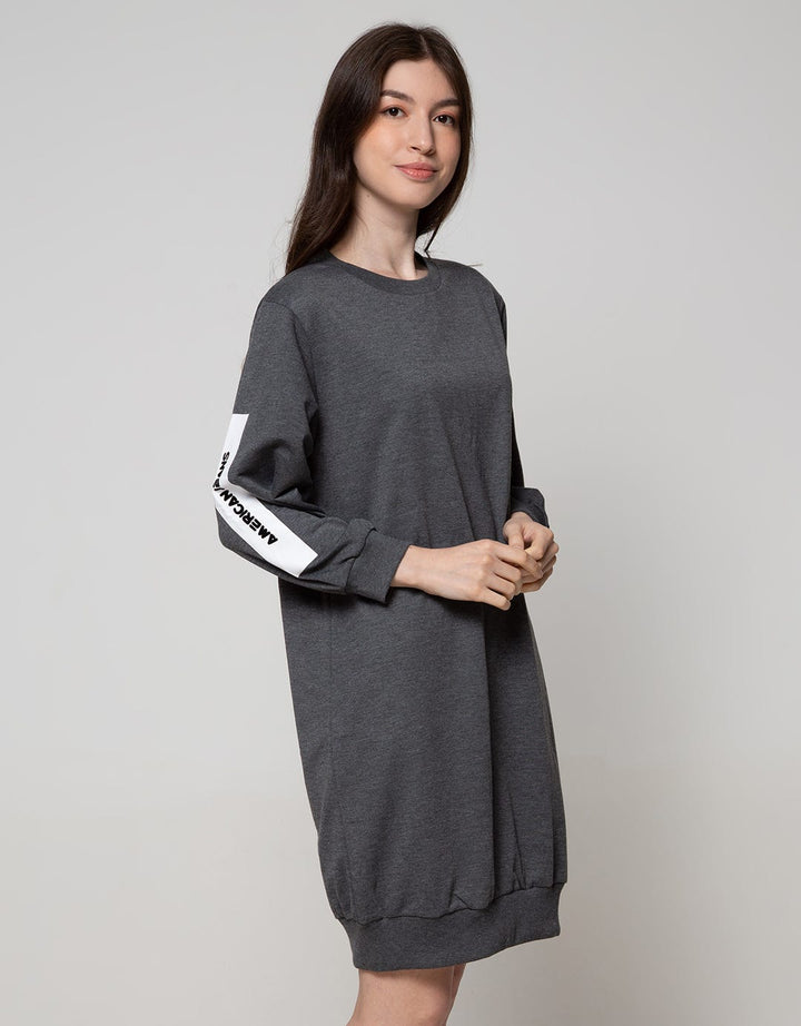 American Jeans Long Sleeve Midi Dress Rebelliuos Youth