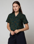 Nevada Short Sleeve Shirt Top Print Resort Collar