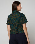 Nevada Short Sleeve Shirt Top Print Resort Collar