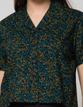 Nevada Short Sleeve Shirt Top Print Resort Collar