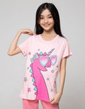 Aero Short Sleeve T-Shirt Print Love Dino