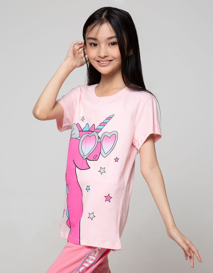 Aero Short Sleeve T-Shirt Print Love Dino