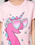 Aero Short Sleeve T-Shirt Print Love Dino