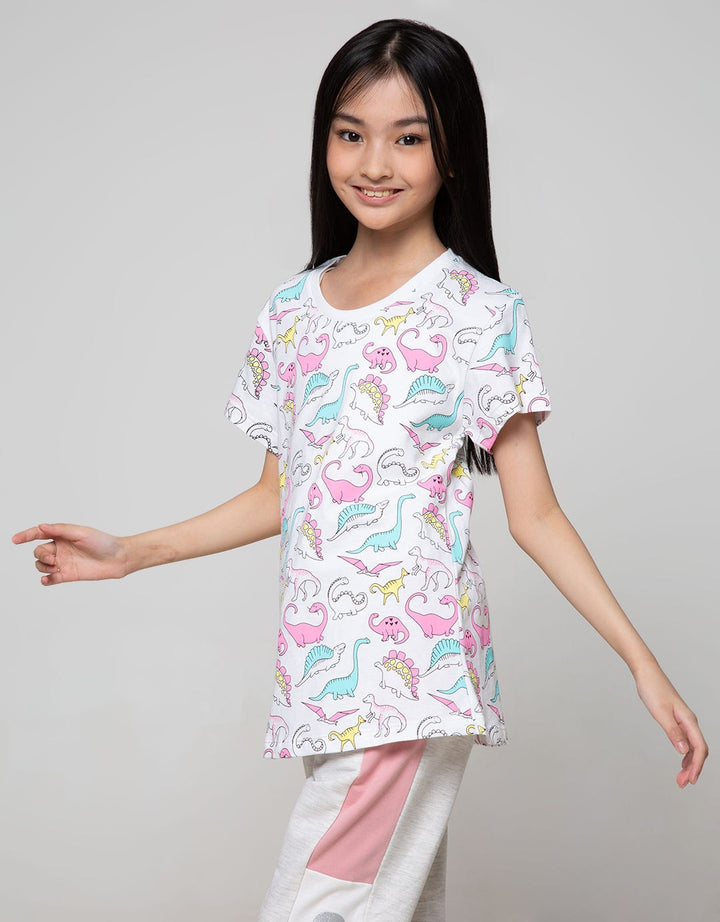Aero Short Sleeve T-Shirt Full Print Dino