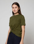 Connexion Short Sleeve T-Shirt Combed Enzym Twist Waist