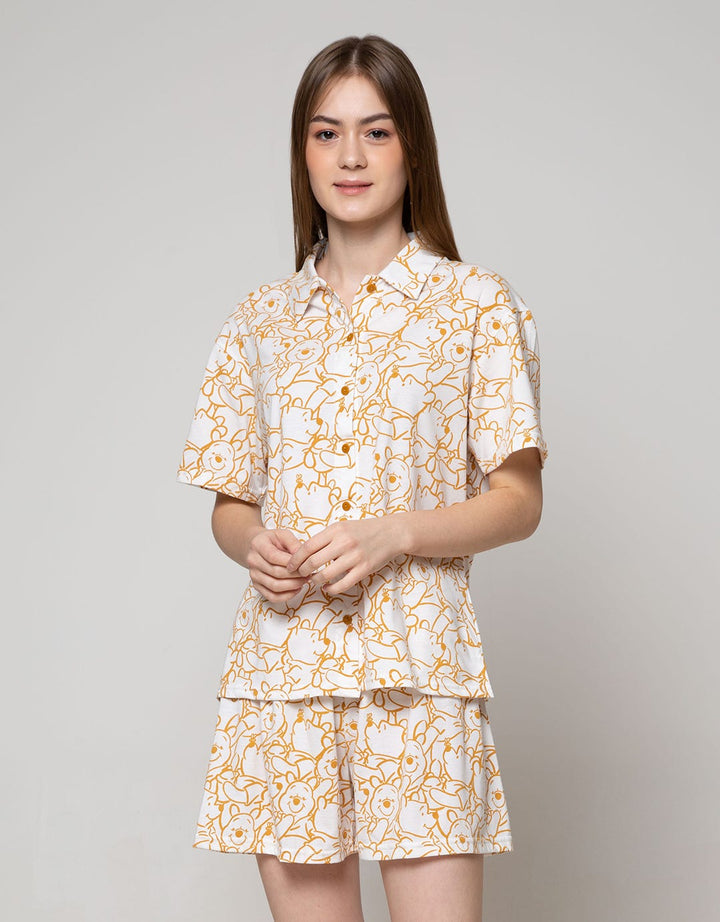 Disney Winnie The Pooh Short Sleeve Pyjama