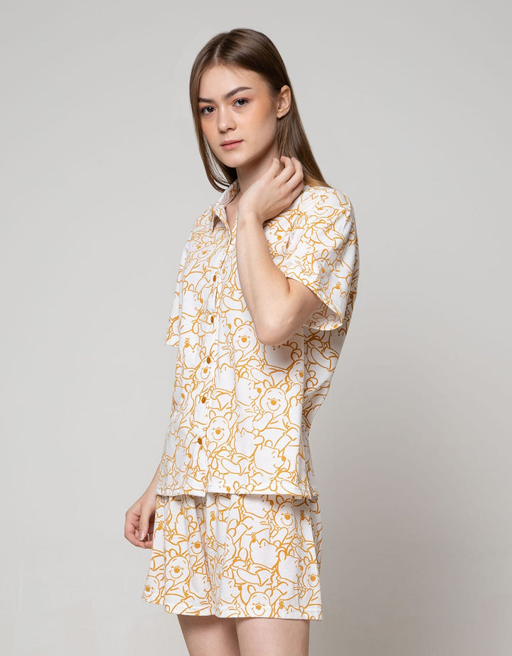 Disney Winnie The Pooh Short Sleeve Pyjama