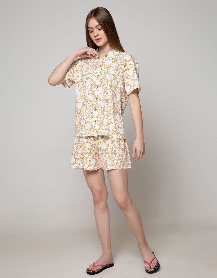 Disney Winnie The Pooh Short Sleeve Pyjama