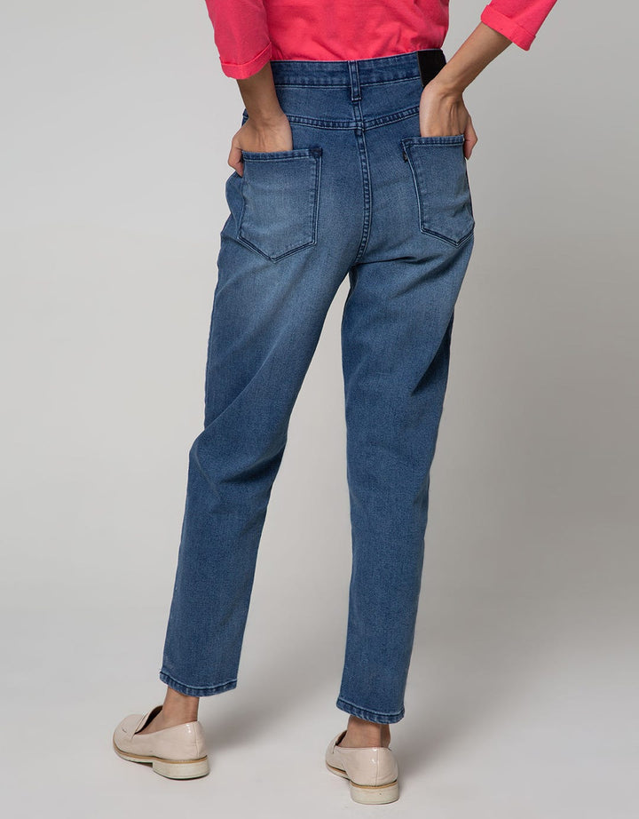 Nevada Denim Long Pants Fashion Mom Jeans