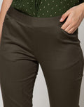 Connexion Long Pants Pts Backside Band Twl Stn Fps-037B:Navy Blue:8:Solid:Long Pants