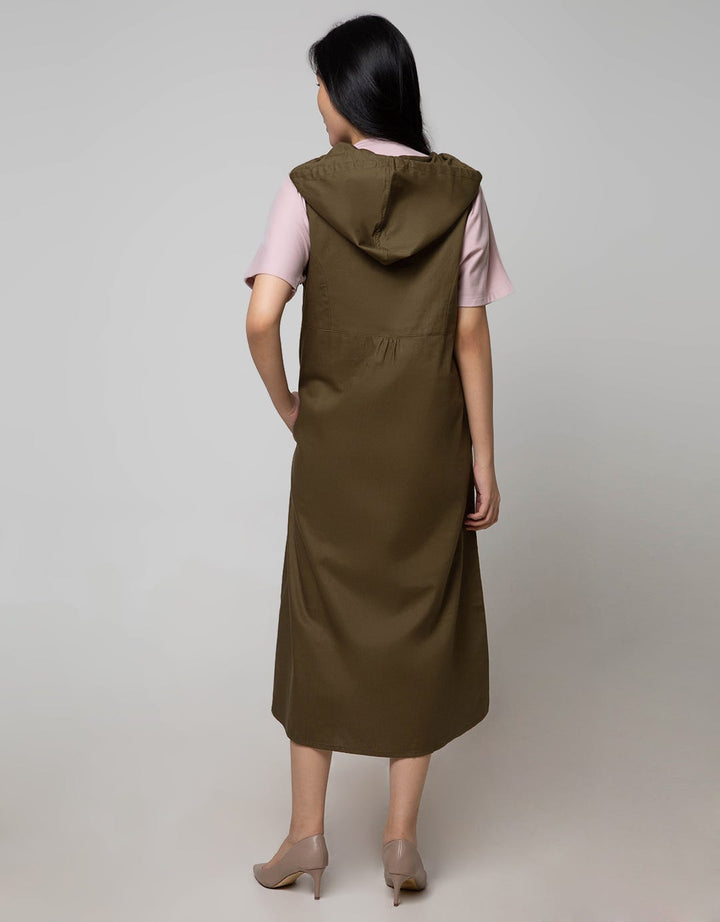 Details Overall Maxi Skirt Olive Dress Maxi With Hoodie –
