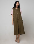 Details Overall Maxi Skirt Olive Maxi Dress With Hoodie