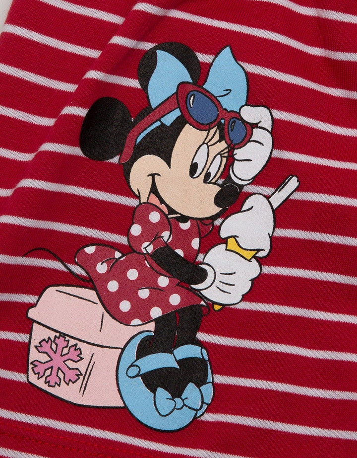 Disney Ss Midi Dress Minnie Stripe