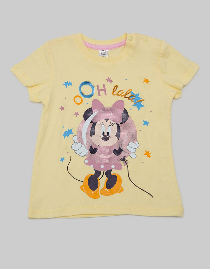 Disney Short Sleeve T-Shirt Minnie Oh Lala