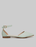 Connexion Ankle Strap Flat Shoes Woman