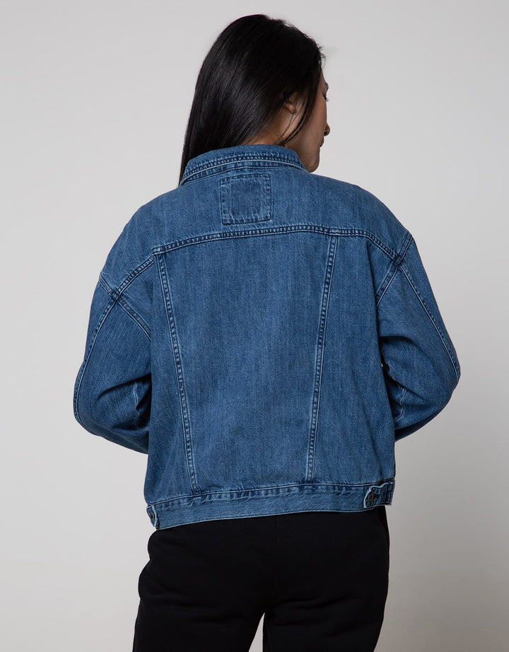 Nevada Denim Jacket Crop Jacket Splash