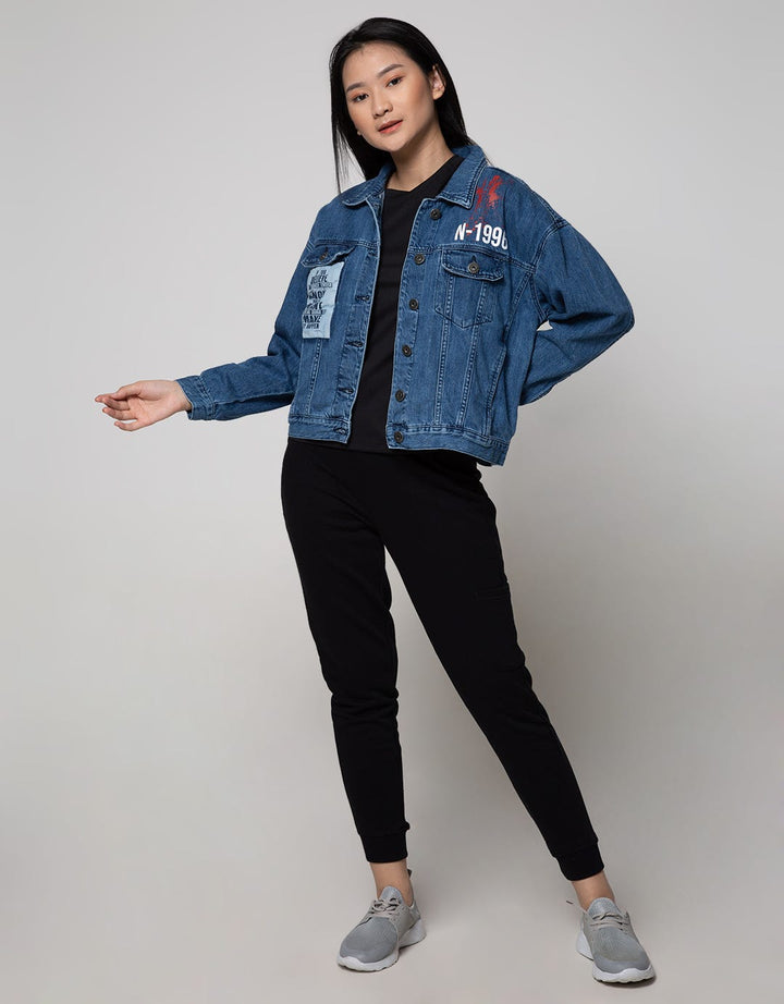 Nevada Denim Jacket Crop Jacket Splash