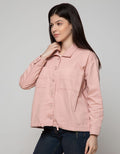 Nevada Denim Jacket Crop Drawstring