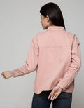 Nevada Denim Jacket Crop Drawstring