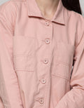 Nevada Denim Jacket Crop Drawstring