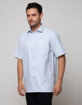 Cole Short Sleeve Shirt Checks Regular Point Collar
