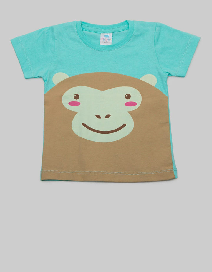 Pipiniko Short Sleeve T-Shirt Monkey