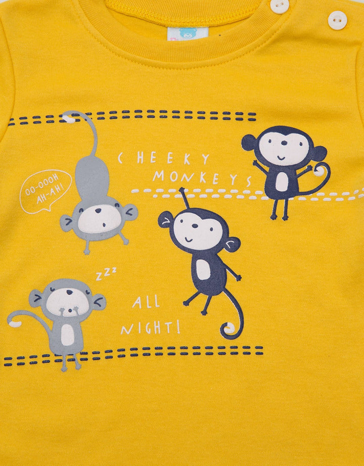 Pipiniko Short Sleeve Cheeky Oblong Screen Printed T-Shirt