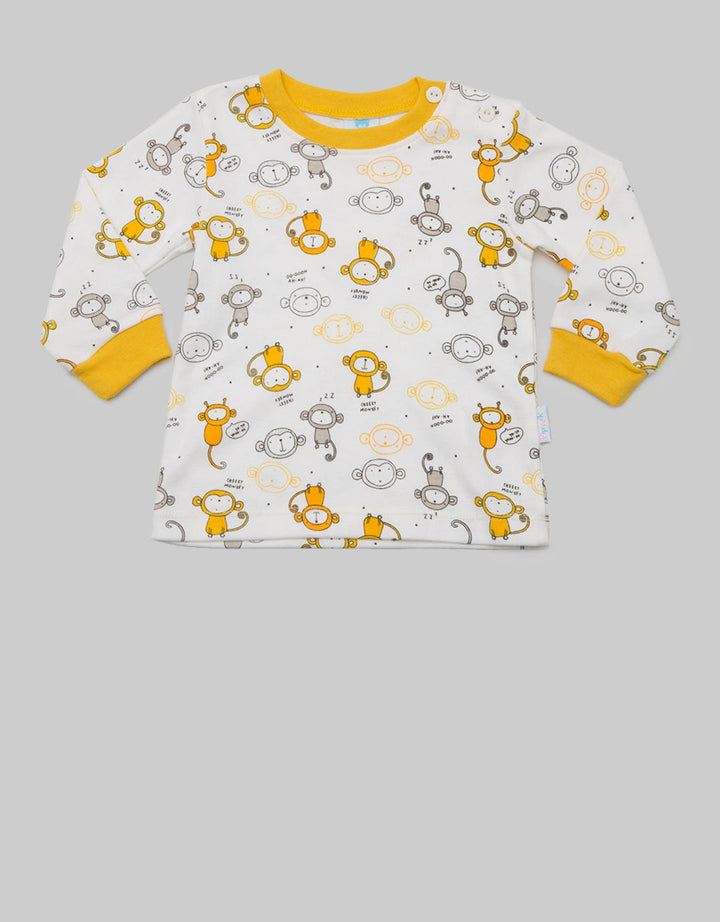 Pipiniko Long Sleeve T-Shirt Oblong Print Cheeky