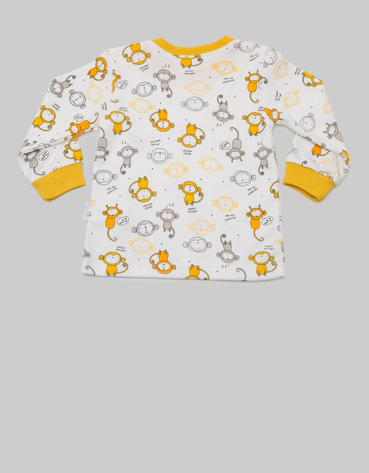 Pipiniko Long Sleeve T-Shirt Oblong Print Cheeky
