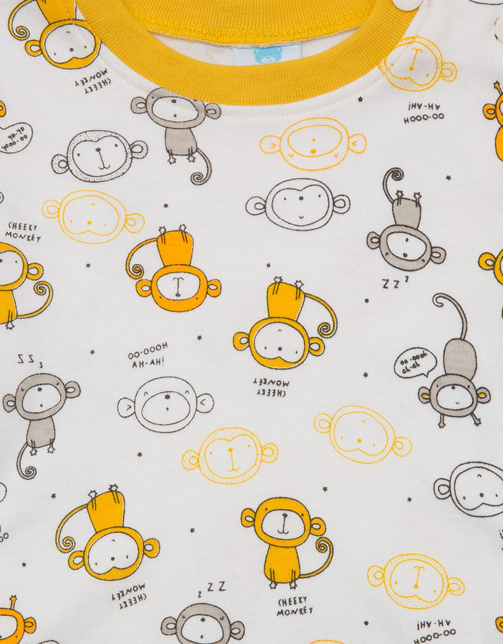 Pipiniko Long Sleeve T-Shirt Oblong Print Cheeky