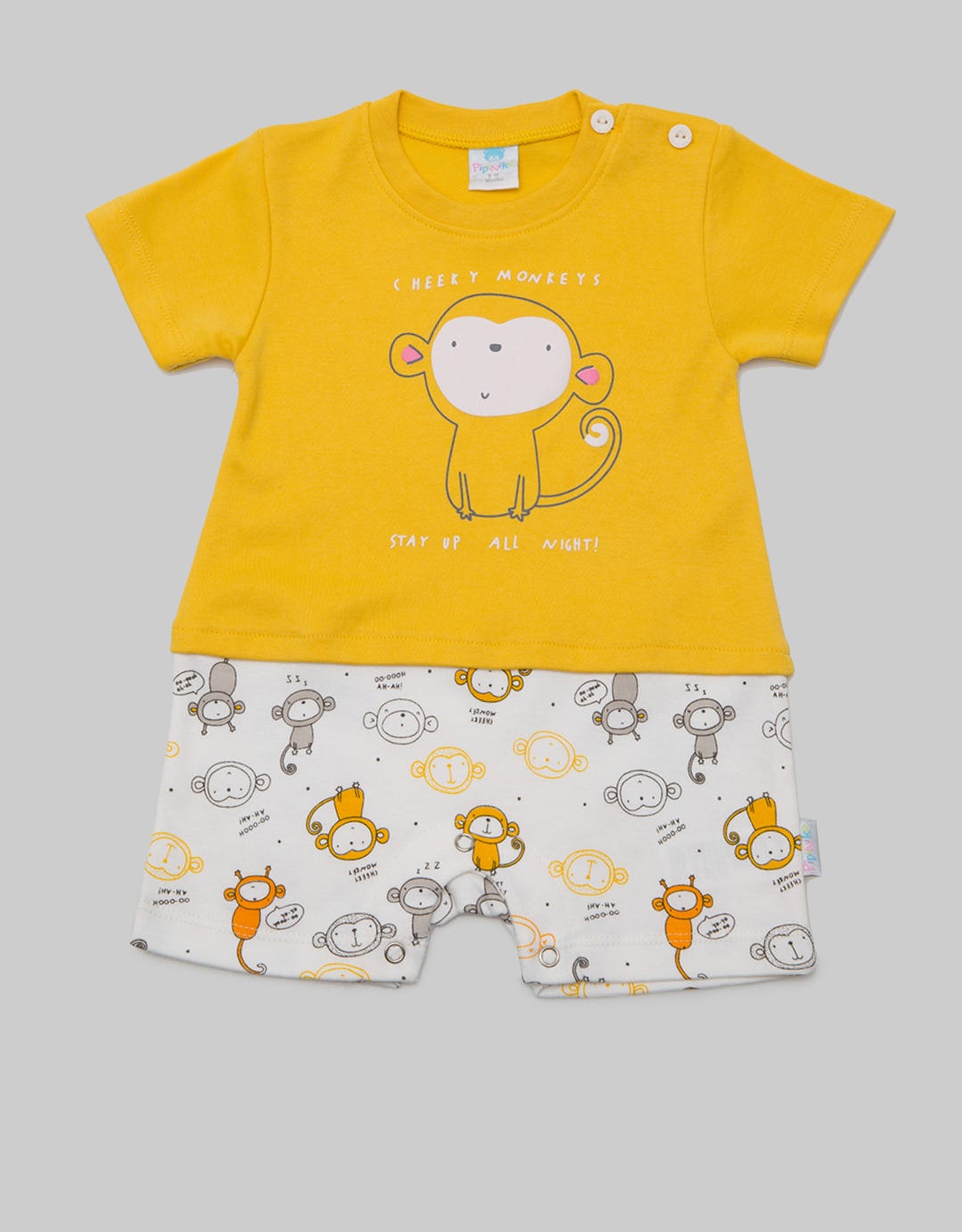 Pipiniko Long Jumpsuit Romper Cheeky