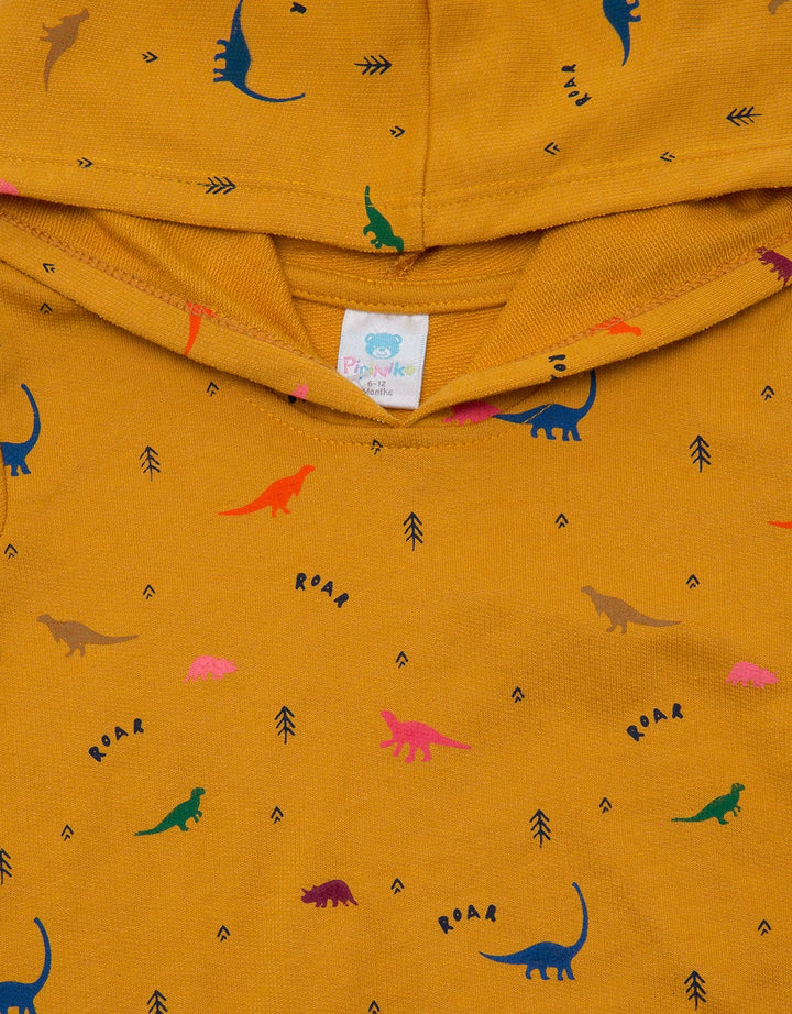 Pipiniko Dino Fullprint Hoodie Sweater