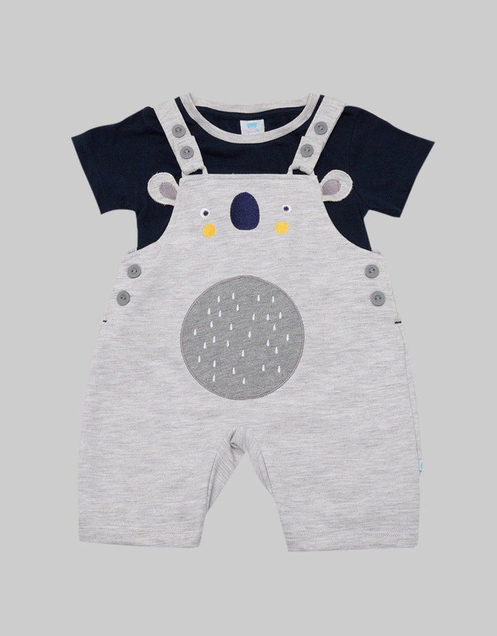 Pipiniko Short Jumpsuit Set Overall Bear Bulat