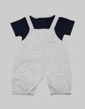 Pipiniko Short Jumpsuit Set Overalls Bear Round