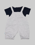 Pipiniko Short Jumpsuit Set Overalls Bear Round
